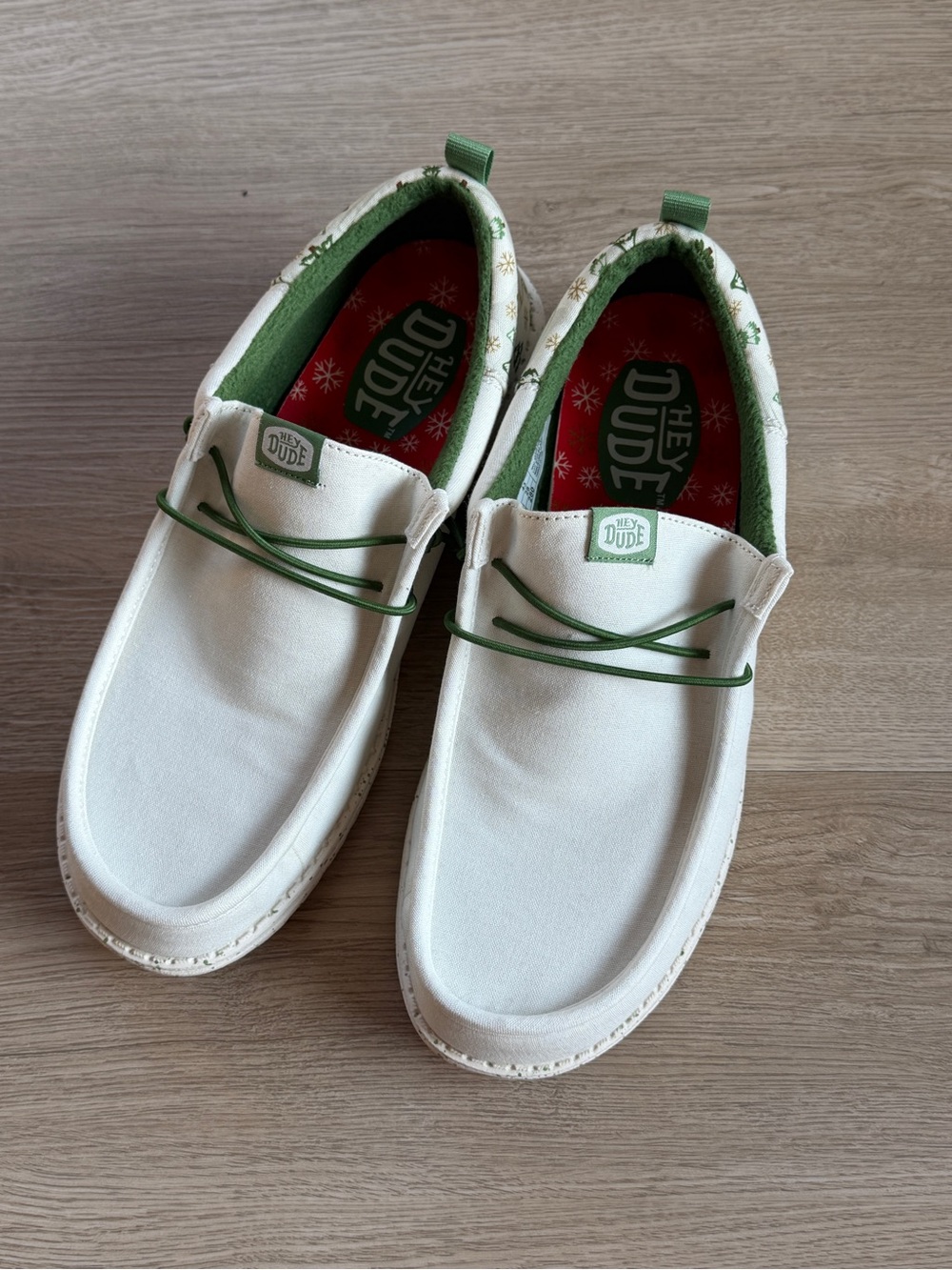 Hey Dude Men's White Shoes
